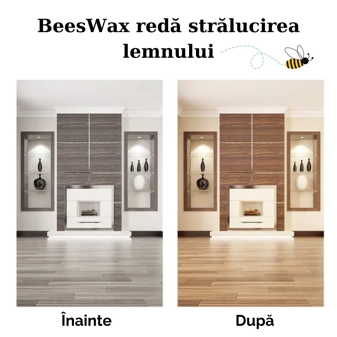 BeeWax - Ceară De Albine Pentru Lustruirea Lemnului, Mobilier și Podele